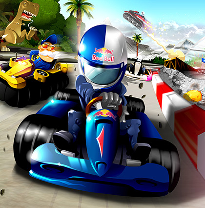 Red Bull Kart Fighter – Anzeige